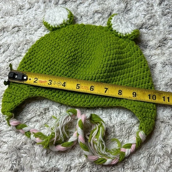 Knit frog hat - Picture 5 of 5